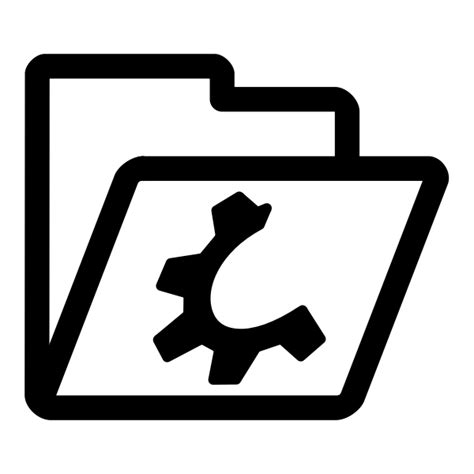 Open Folder Icon Symbol Free Svg