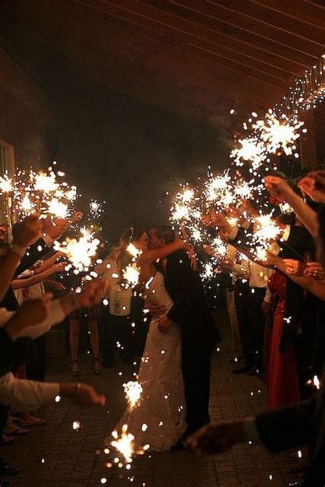 15 Epic Wedding Sparkler Sendoffs That Will Light Up Any Wedding