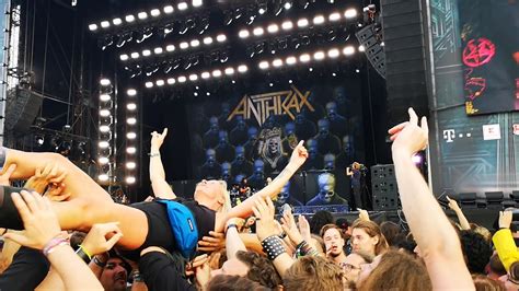 Anthrax Antisocial En Wacken 2019 Youtube