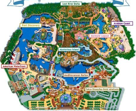 From mapcarta, the open map. A tour of Tokyo DisneySea: History, layout and Mediterranean Harbor | Tokyo disney sea, Disney ...