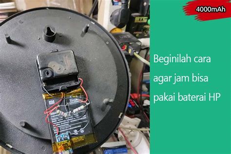 Skema Jam Dinding Menggunakan Baterai Hp Pemalang Otodidak