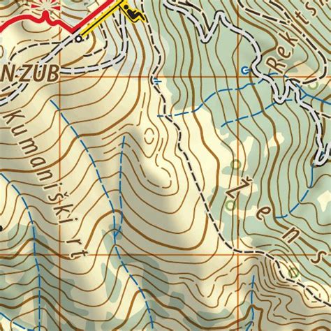 Midžor Mountaineering Map By Geoforma Fze Avenza Maps