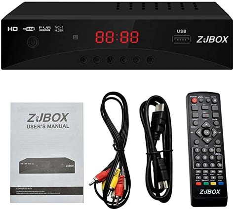Amazon Caja Conversora De Tv Digital Atsc Cabal Box Zjbox Para