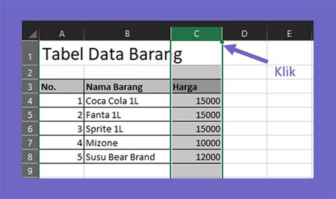 Pada kolom tanggal masuk, jangan lupa ubah format penulisan menjadi date. Cara Menambah Kolom dan Baris di Excel +Menghapusnya