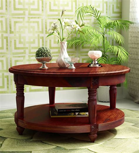 Buy Louis Solid Wood Coffee Table In Honey Oak Finish By Amberville