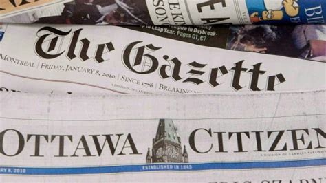 Montreal Gazette Ottawa Citizen Lose 15 Positions In Postmedia Layoff