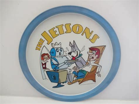 Vintage Character 1979 Hanna Barbera Cartoon The Jetsons Tin Round Tray
