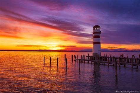 Lighthouse Sunrise And Sunset Wallpapers Wallpaper Cave