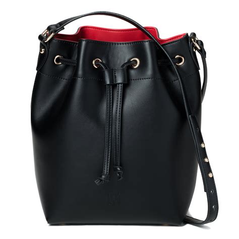 Marsi Bond Trendy Vegan Faux Leather Jane Fashion Crossbody Bucket Bag