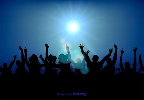 Party Crowd Illustration 92586 Vector Art At Vecteezy