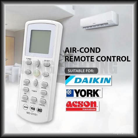 Universal Air Conditioner Remote Control Air Con Daikin York Acson