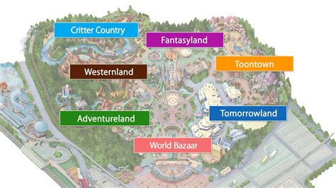 Tokyomap com free detailed map of tokyo japan in english. OfficialMap|Tokyo Disneyland