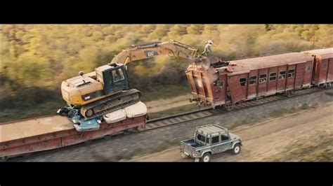 Skyfall Opening Scene Train Fight With Digger 1080p Bond Cars