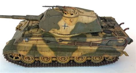 Tamiya King Tiger Porsche Turret Rc 116 Scale