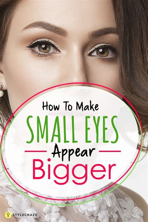 How To Make Small Eyes Appear Bigger With Images Makeup For Small