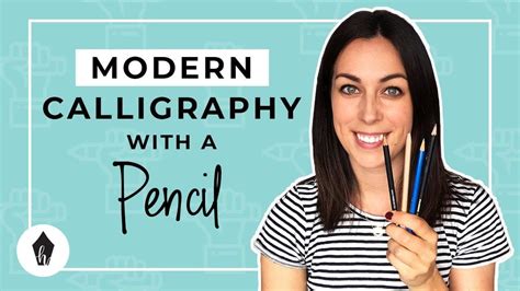 Beginners Guide To Doing Calligraphy With A Pencil The Happy Ever
