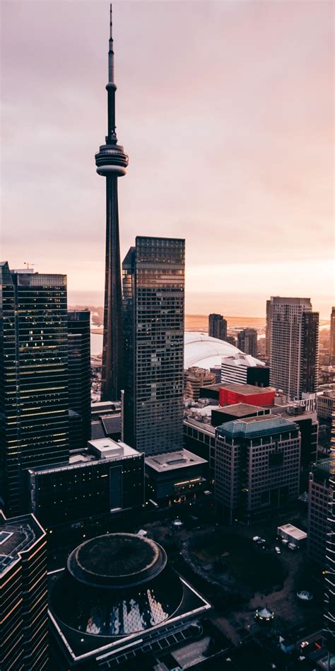 Cn Tower Toronto Buildings 1080x2160 Wallpaper Wallpaper Toronto