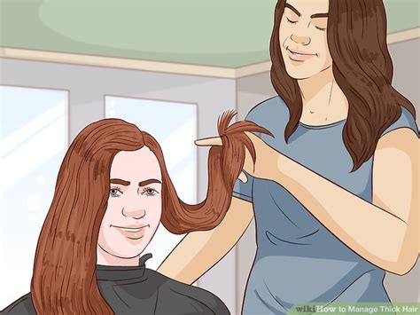5 ways to manage thick hair wikihow