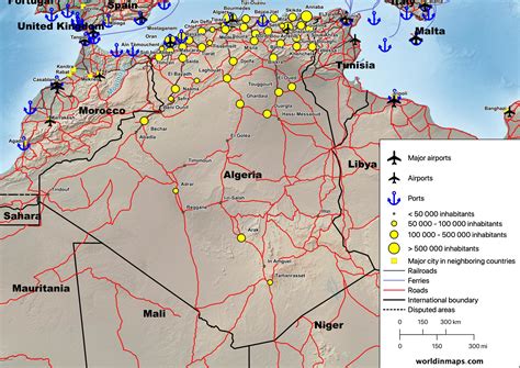 Algeria In Map And Data World In Maps