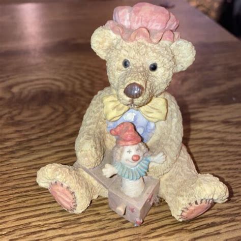1995 Take Me Home Teddies Figurine Playful Patty With Jack In The Box 3