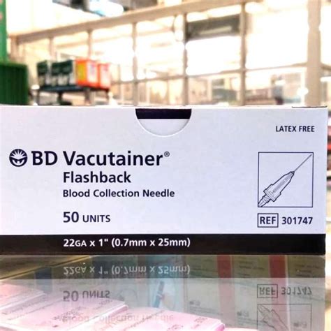 Promo BD Vacutainer Flashback G X Blood Collection Needle Diskon