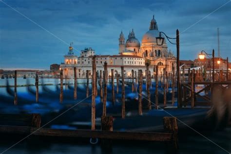 Venice Grand Canal Viewed At Night Songquan Photography