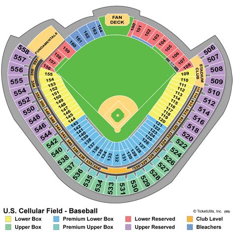 White Sox Stadium Seating Chart