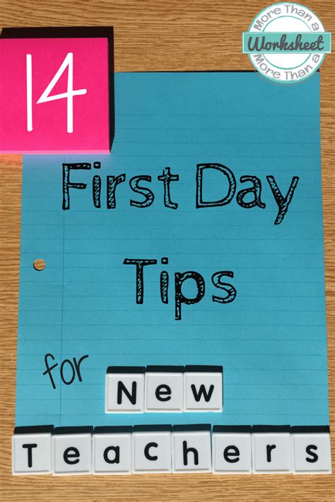 First Day Of School Tips For New Teachers First Year Teaching First
