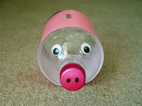 Tock Crafts Plastic Bottle Piggy Bank Tockearth