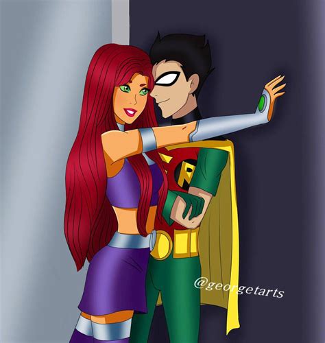 Pin On Robin And Starfire