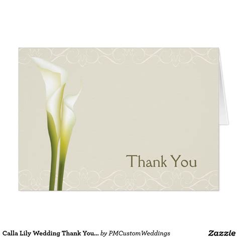 Create Your Own Card Calla Lily Wedding Lily Wedding