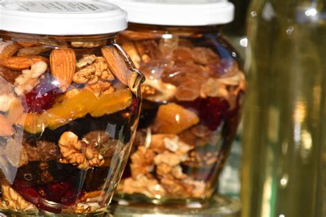 Free Picture Fruit Homemade Preserve Walnut Food Jar Glass