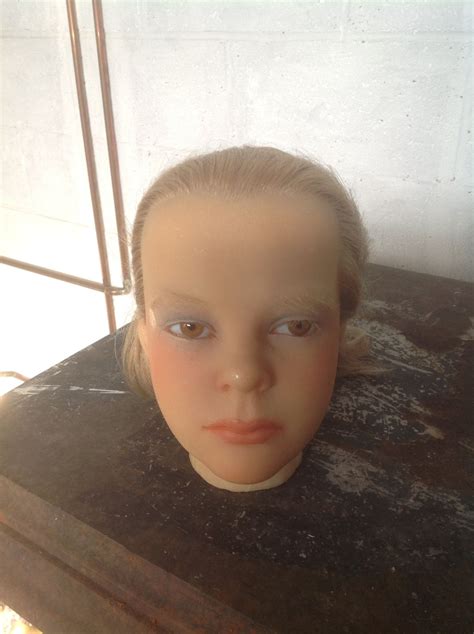 Wax Museum Young Girl Kennedy Wax Head Obnoxious Antiques