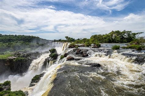 Iguazu Falls The Largest Series Of Waterfalls Of The World Located At