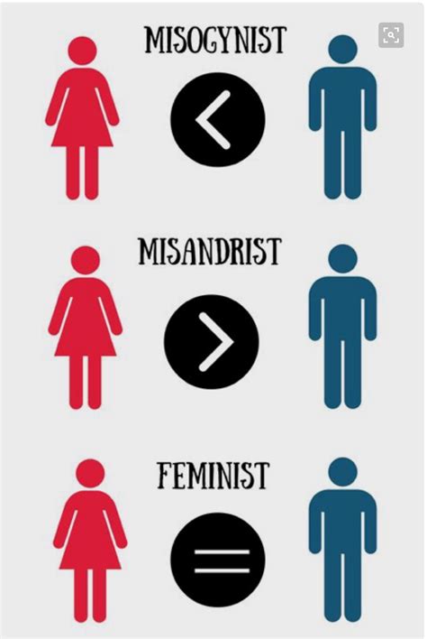 Misogynist Misandronist Feminist Feminist Quotes Feminism Misandry