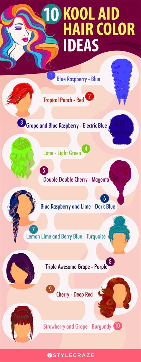 How To Dye Your Hair With Kool Aid 3 Easy Ways To Follow