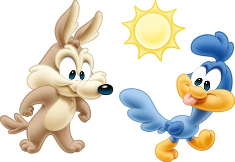 Bilderwelten Baby Looney Tunes Baby Wile E Coyote And Road Runner
