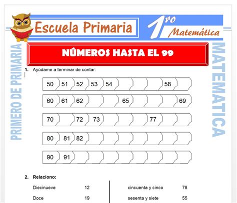 Fichas Primero De Primaria B50