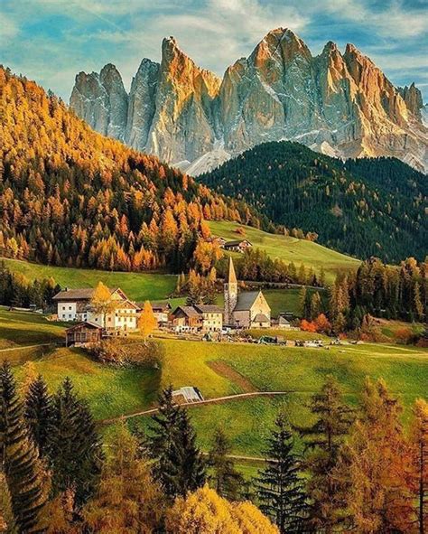 Val Di Funes Dolomites South Tyrol Italy 🇮🇹💚⚪️ ️ By