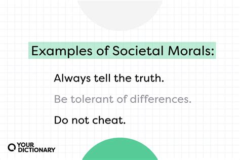 Examples Of Morals In Society And Literature Yourdictionary