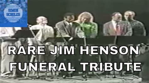 Rare Jim Henson Funeral Tribute Youtube