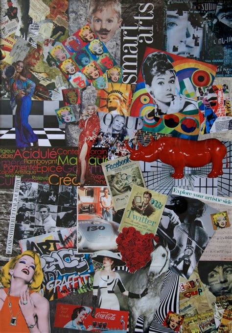 Pop Art Art Contemporain Peinture Pop Art Magasine Collage