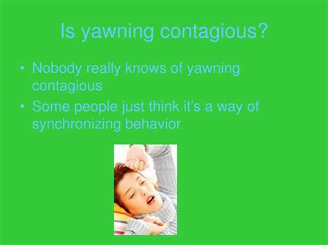 Ppt Yawning What Is It And Why Is It Contagious If It Is