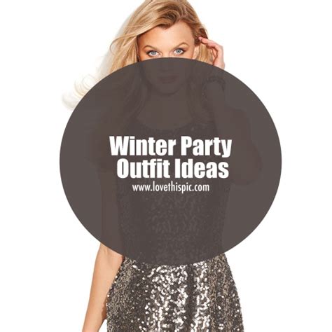 Winter Party Outfit Ideas