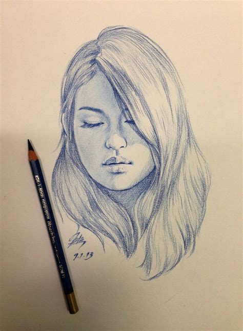 Pin On Girl Face Sketch