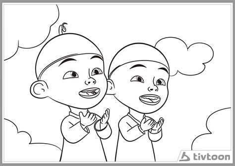 Gambar mewarnai upin ipin untuk anak paud dan tk via. Pin oleh yulia andriani di upin ipin | Lukisan, Gambar, Sketsa