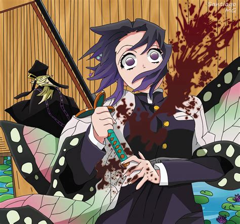 Shinobu vs Douma by SantiagoMarinG on DeviantArt