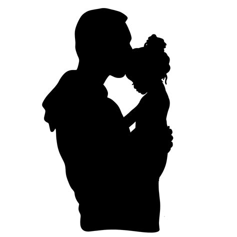 Father Daughter Silhouette Dad Decal Etsy Canada
