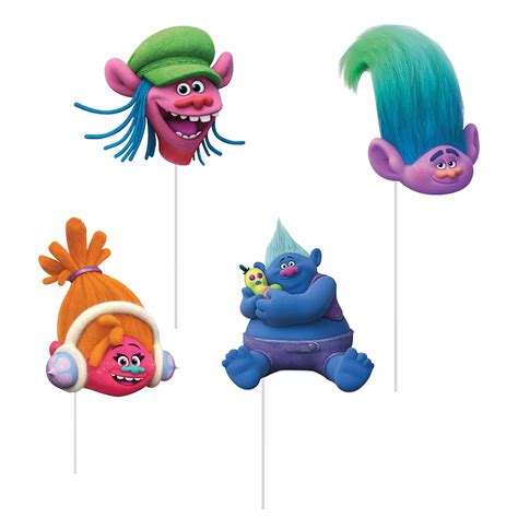 Trolls Photo Booth Props 8pc Party City