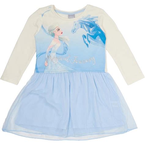 Buy Frozen Ii Girls Dress Light Bluewhite
